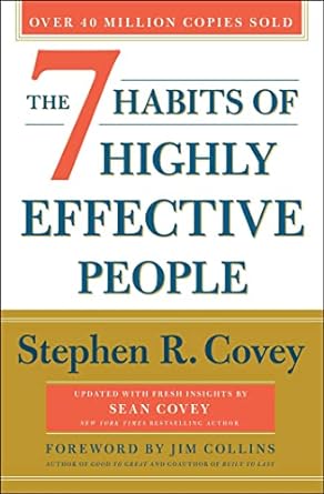 The cover of a non-fiction book titled 'The 7 Habits of Highly Effective People'