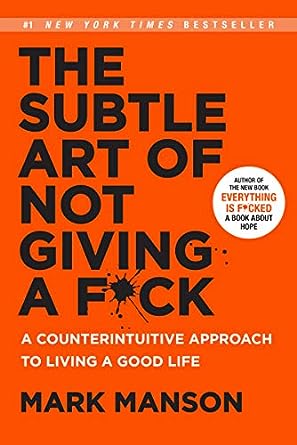 The cover of 'The Subtle Art of Not Giving a F*uck'