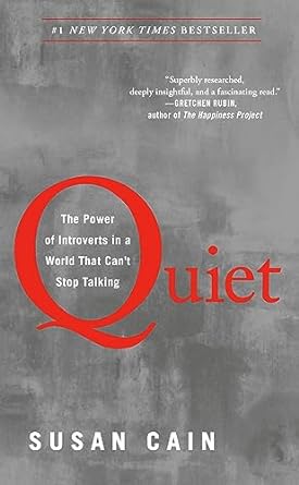 The cover of a non-fiction book titled 'Quiet'