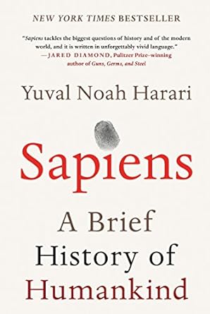 The cover of 'Sapiens: A Brief History of Humankind'