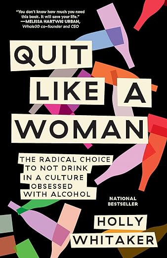 The cover of a non-fiction book titled 'Quit Like a Woman'