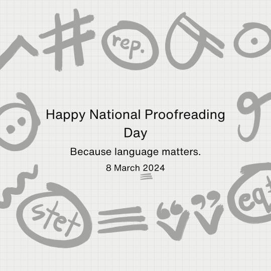 Happy National Proofreading Day!