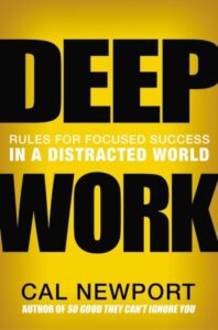 "Deep Work: Rules for Focused Success in a Distracted World by Cal Newport" is one of the top self-improvement books in the career and business category